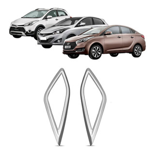 Acabamento Difusor de Ar Central HB20 2012 até 2019 com e sem Som Original Prata Par - Expex em Oferta na Shopee