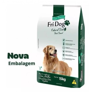 Ração Fri Dog Vegetariana Vegana Natural Diet Cães 15kg em Oferta na Shopee