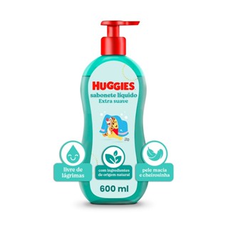 Sabonete Líquido Huggies Extra Suave para bebê 600ml em Oferta na Shopee