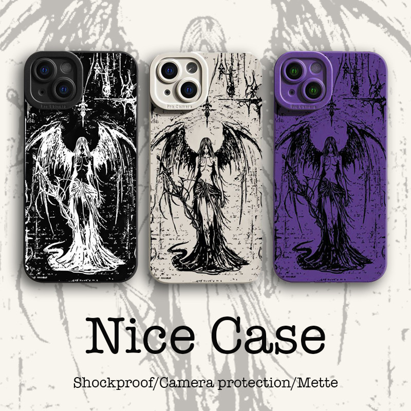 Capa De Telefone Estilo Gótico Para Redmi Note 14 13 12 Pro Plus 12s 12 Turbo + 7 5G 4G Traseira De Luxo Fofa E Macia Ca