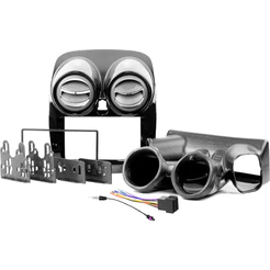Kit Moldura Painel 7 Pol Grand Siena 2012 13 A 2020 2 Din Black Piano Chicote Som Plug Antena Japonês Chinês Duto De Ar