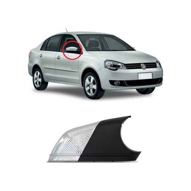 Pisca Seta Retrovisor Polo Ano 2008 Ao 2013- Lado Passageiro