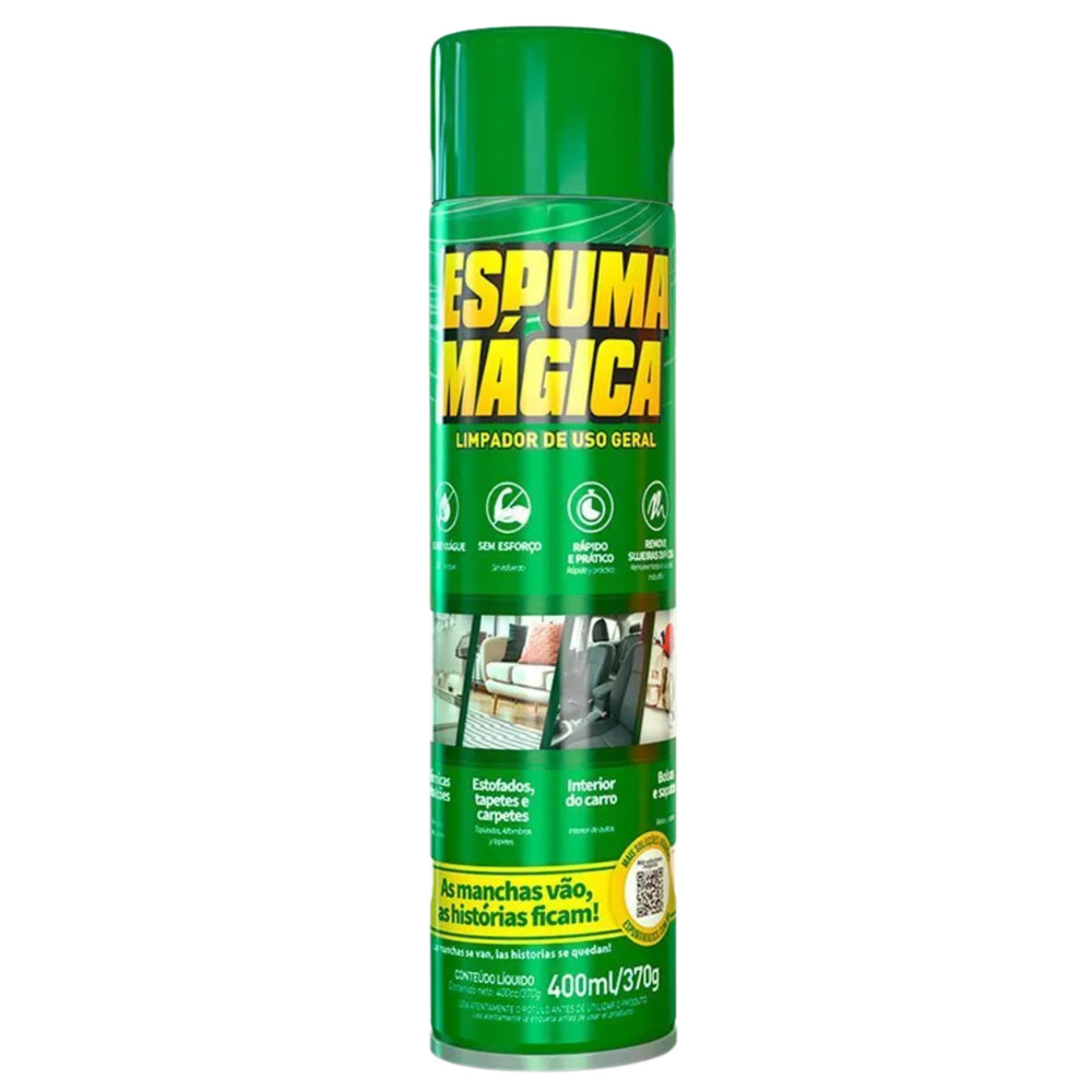 Espuma Mágica Limpador Instantâneo a Seco 400ml em Oferta na Shopee