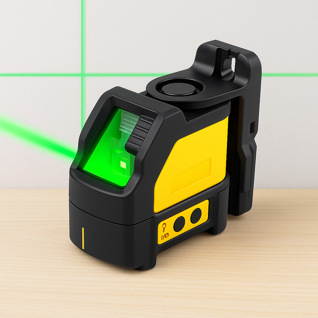 Nivel a Laser Verde de Precisão 50m Linha Cruzada de Horizontal Vertical Autonivelante Profissional