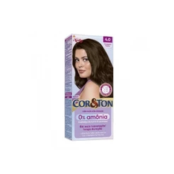 Tintura Cor&Ton Niely 0% Amônia 4.0 Castanho Médio