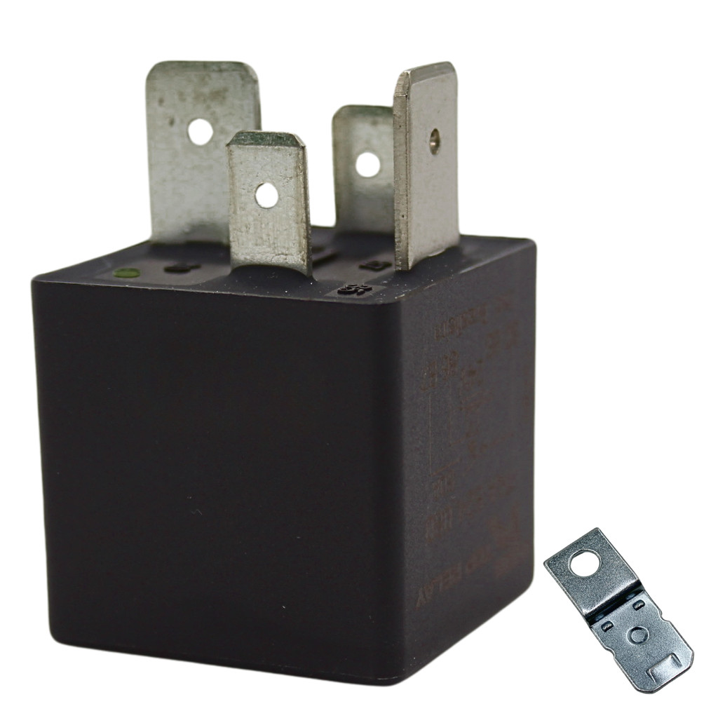 Relé Auxiliar 12V 4 Terminais 80 Amperes Com Resistor Selado