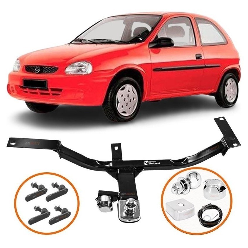 Engate Reboque Rabicho Chevrolet Corsa Wind Inmetro 500kg