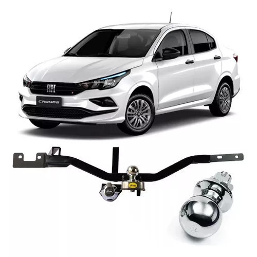 Engate Reboque Fiat Cronos 2018 2019 2020 2021 2022 2023 2024 700kg tOP