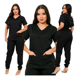 Conjunto Pijama Cirúrgico Feminino Hospitalar Não Amassa em Oferta na Shopee