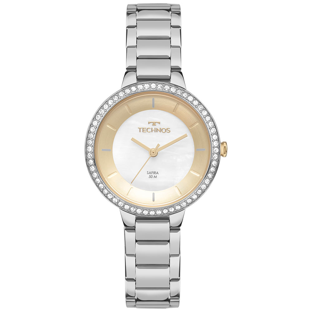 Relógio Technos Feminino Slim Prata - VJ21AD/1D