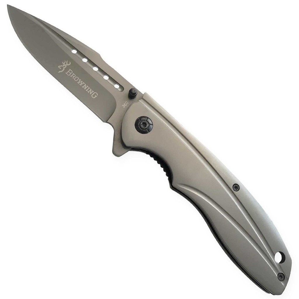 Canivete Tático Militar Pesca, Caça E Camping Metal C/ Clip