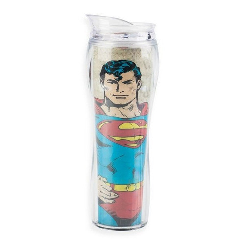 Copo Térmico Silhouette Superman Force DC Comics Originals