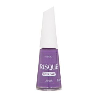 Esmalte Risqué Roxa Cremoso Jujuva 8ml em Oferta na Shopee
