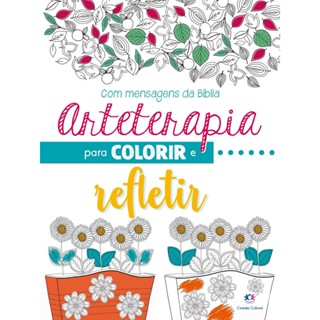 Arteterapia para colorir e refletir em Oferta na Shopee