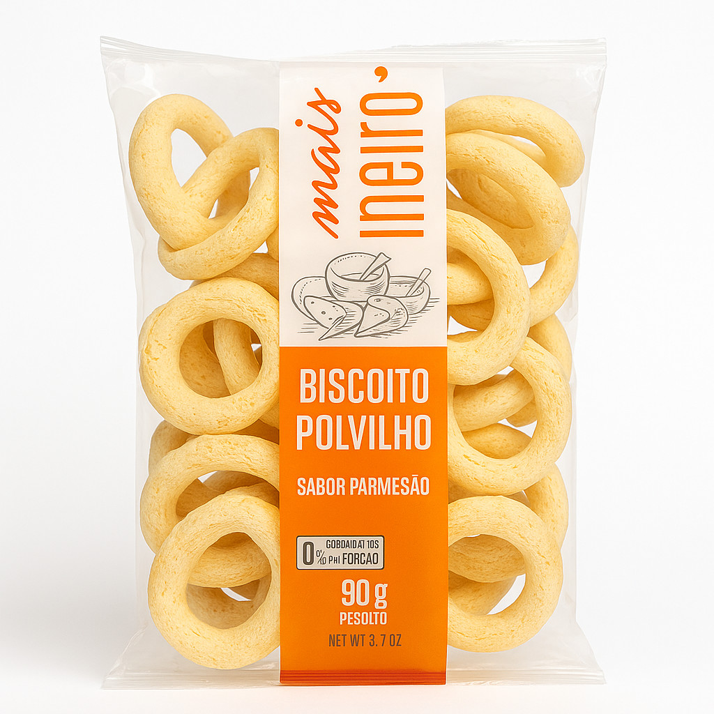 Biscoito de Polvilho Queijo Parmesão – Mais Mineiro – 90g - Food & Beverages