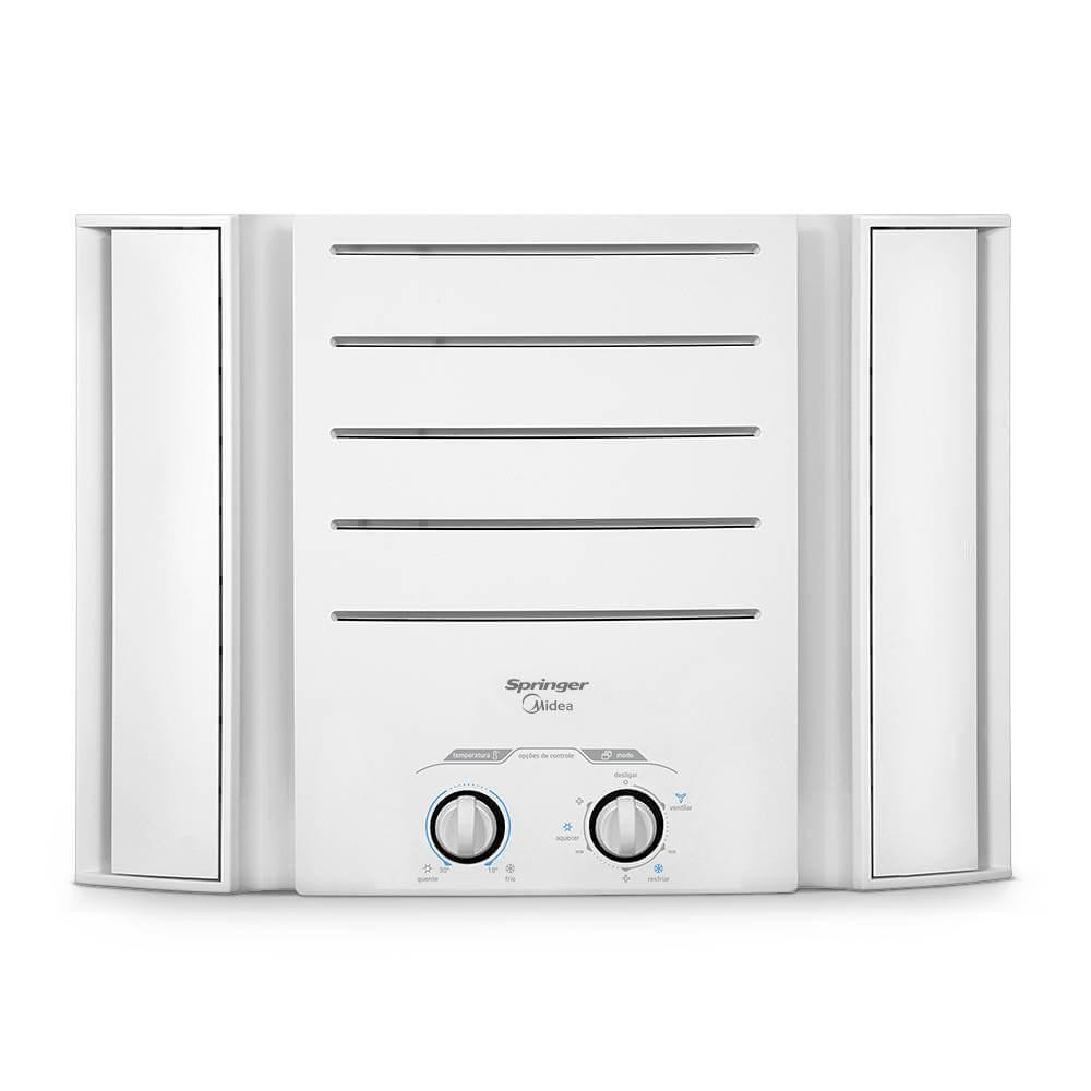 Ar Condicionado De Janela Springer Midea 10.000 Btus/h Quente e Frio Monofásico Mecânico Branco QQK105BB 220V