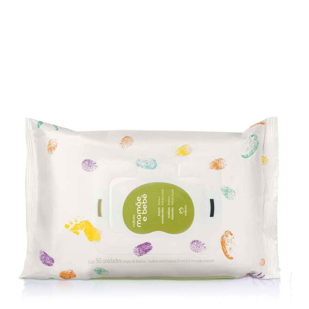 Lenços Umedecidos com Fragrância Mamãe e Bebê cont 16 Unidades  61375