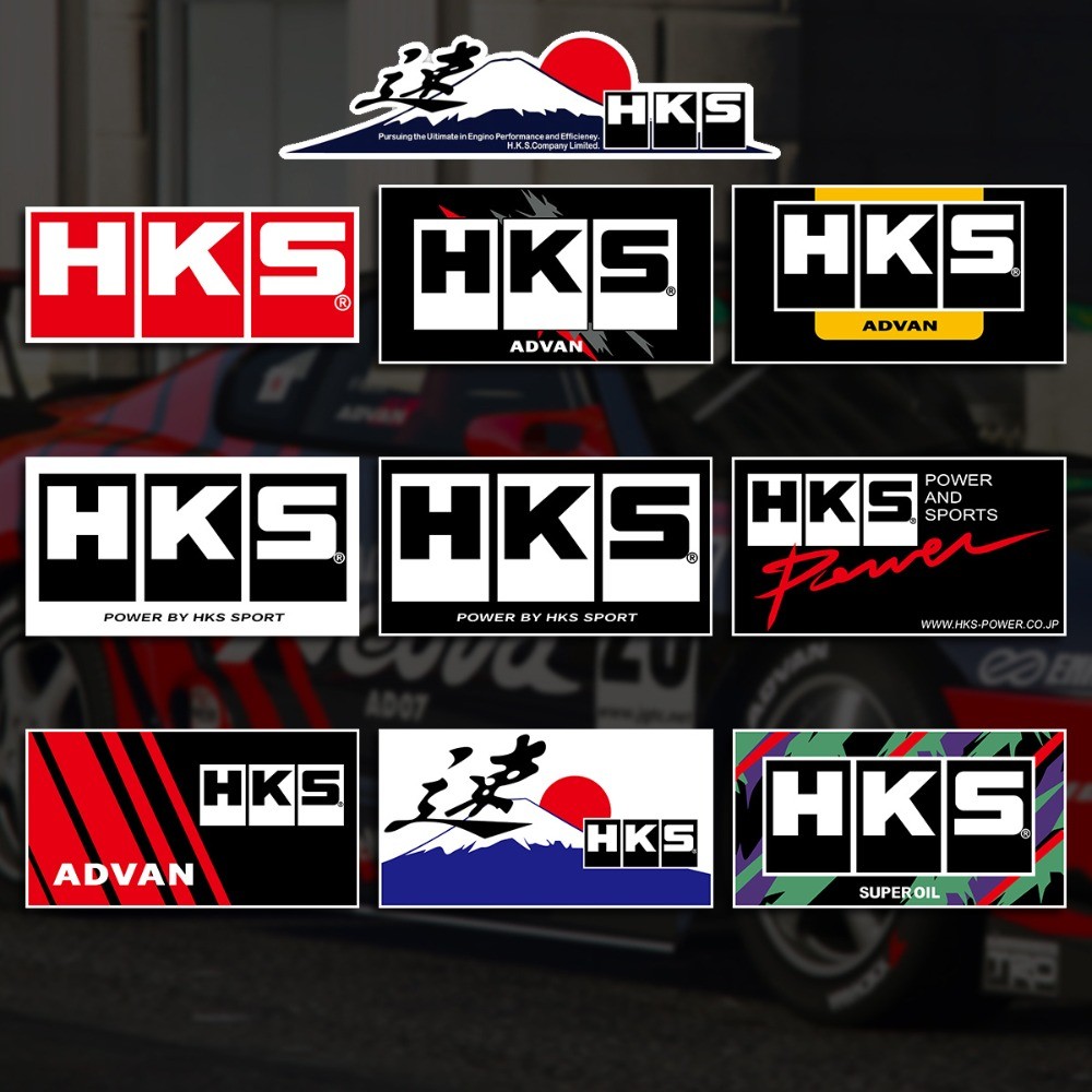JDM HKS Mount Fuji Refletivo Decoração Adesivo Para Carro Automotivo Porta Malas Parabrisa Decalque