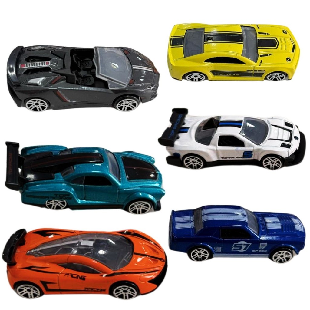 Carrinhos de Brinquedo 3 Pçs Metal Roda Plástica Detalhes Coleção Infantil Criança Corrida Esportivo