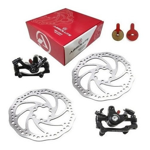 Par Pinças Freio À Disco Mecânico Bikes Absolute Nero Db01 - Sports & Outdoors
