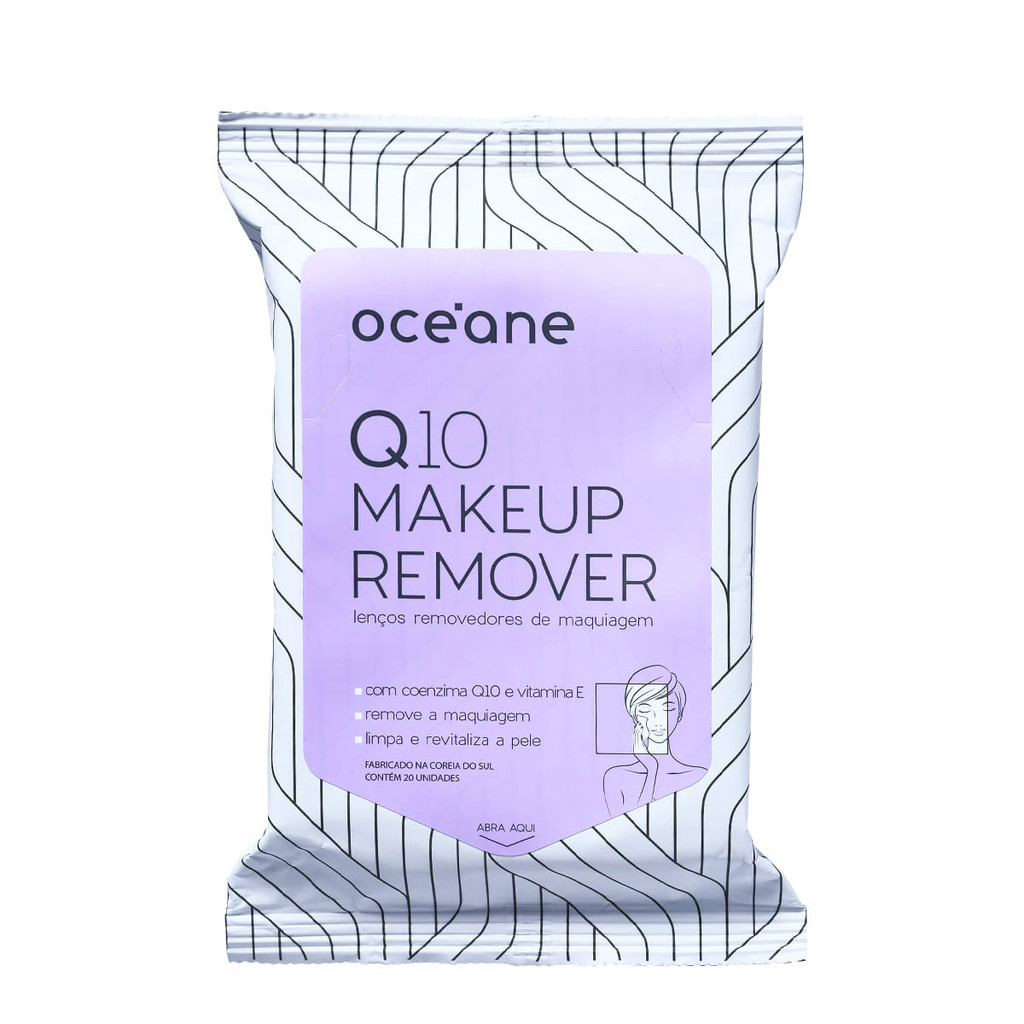 Océane Q10 Makeup - Lenço Demaquilante em Oferta na Shopee