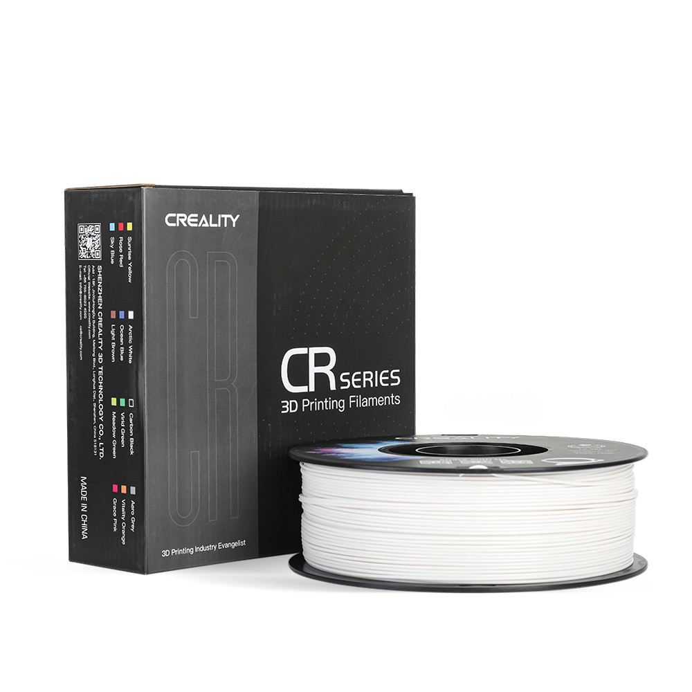 Filamento ABS para Impressora 3D Creality CR-ABS 1 Kg/Rolo 1.75 mm Branco