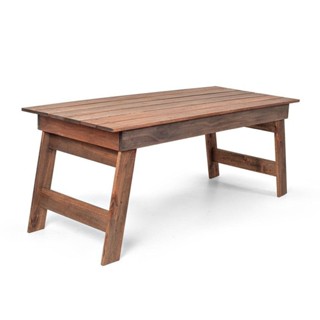 Mesa para Jardim Churrasco Gran Rústico em Oferta na Shopee