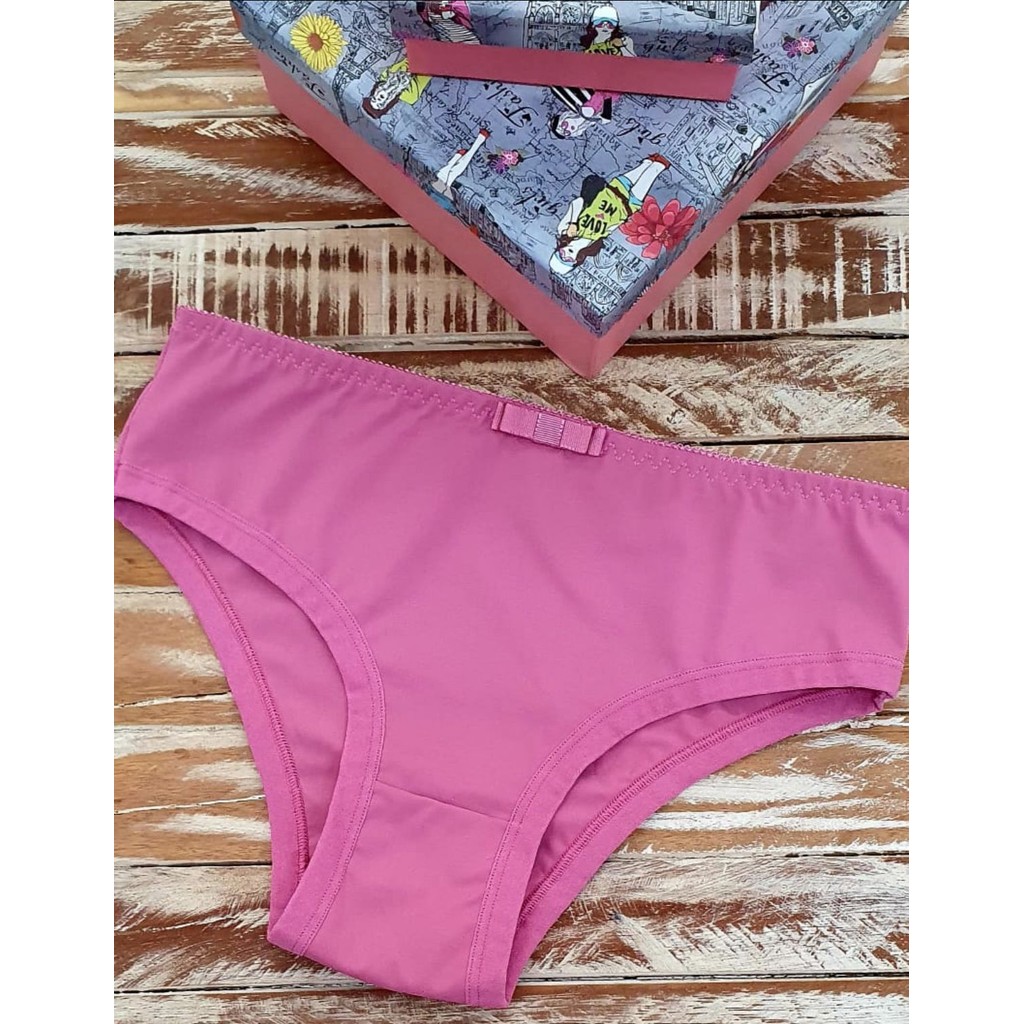 KIT 5 CALCINHAS DOROTÉIA EM POLIAMIDA DA CORPO COLADO