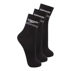 Kit com 3 Pares de Meias Esportiva Cano Médio Speedo 8030