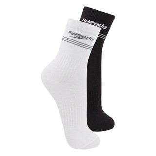 Kit com 2 Pares de Meias Esportiva Cano Médio Speedo 8030 Colorido em Oferta na Shopee