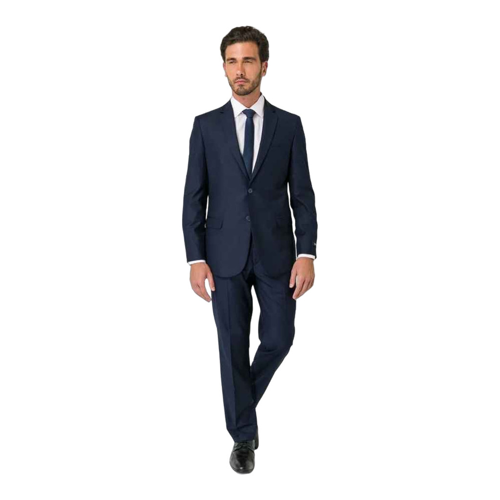 Costume Slim Delucca 2 Botões Azul Marinho