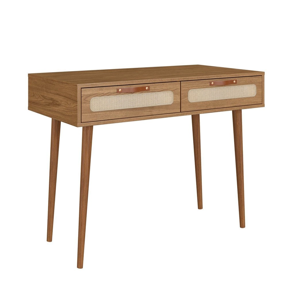Penteadeira com 2 Gavetas Retrô 77cm X 90cm Olmo em Oferta na Shopee
