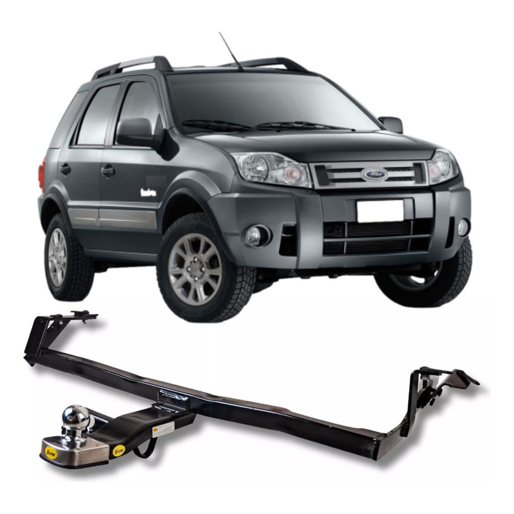 Engate Reboque Rabicho Ecosport 2003 A 2012 Brucke 700 Kg reforçado
