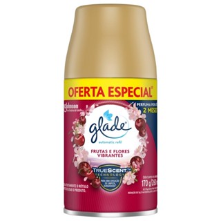 Odorizador de Ambiente Glade Frutas e Flores Vibrantes Automatic Refil 260ml  Oferta Especial em Oferta na Shopee