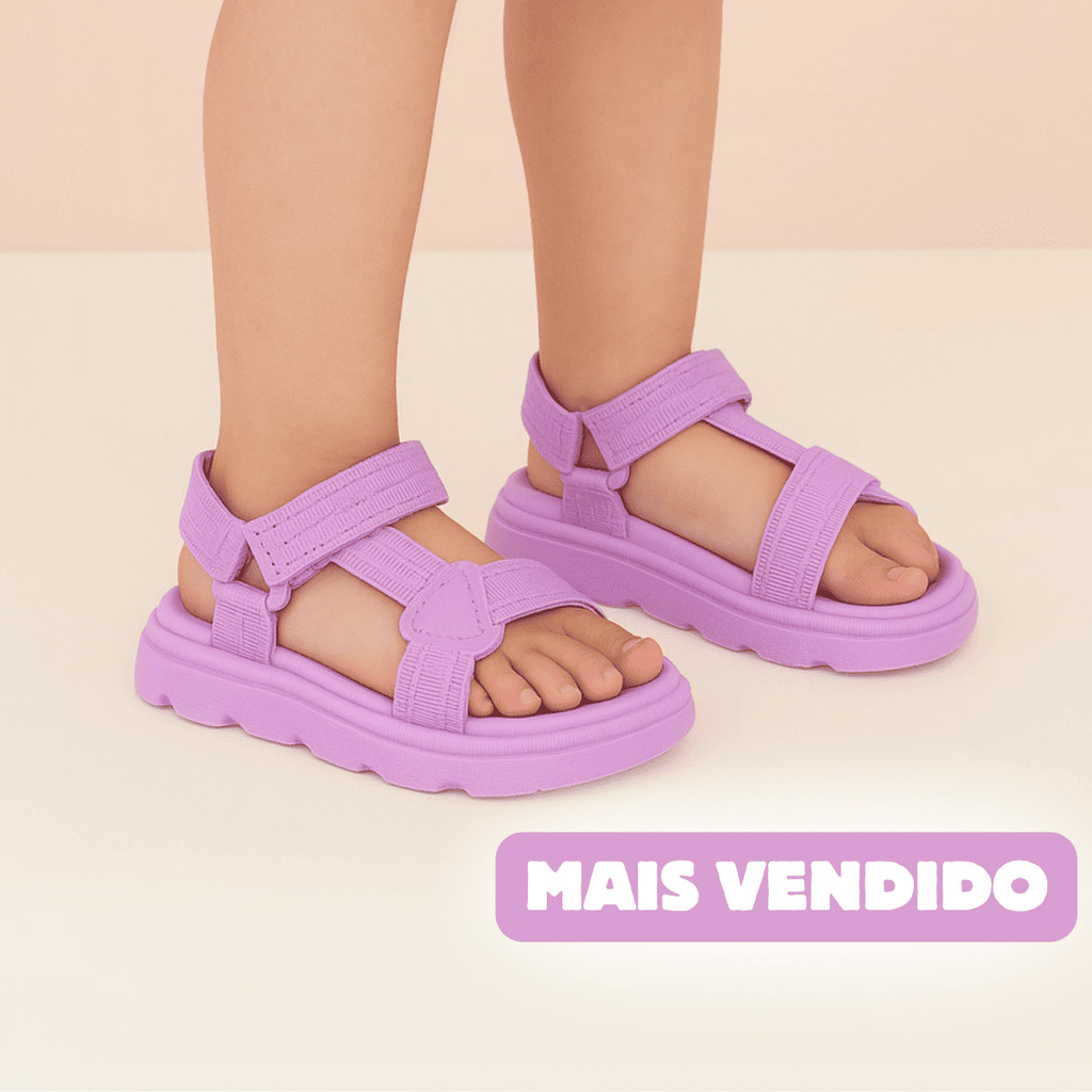 Sandália Papete Menina Baby Confortável Leve Promoção em Oferta na Shopee
