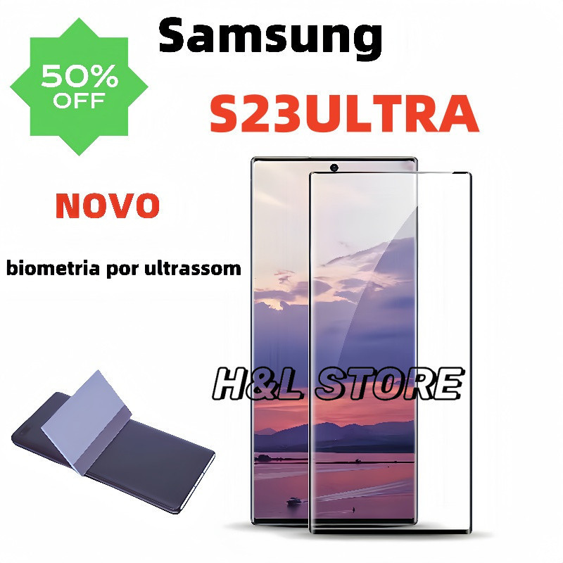 Película Curvada 3D S23 Ultra em Oferta na Shopee