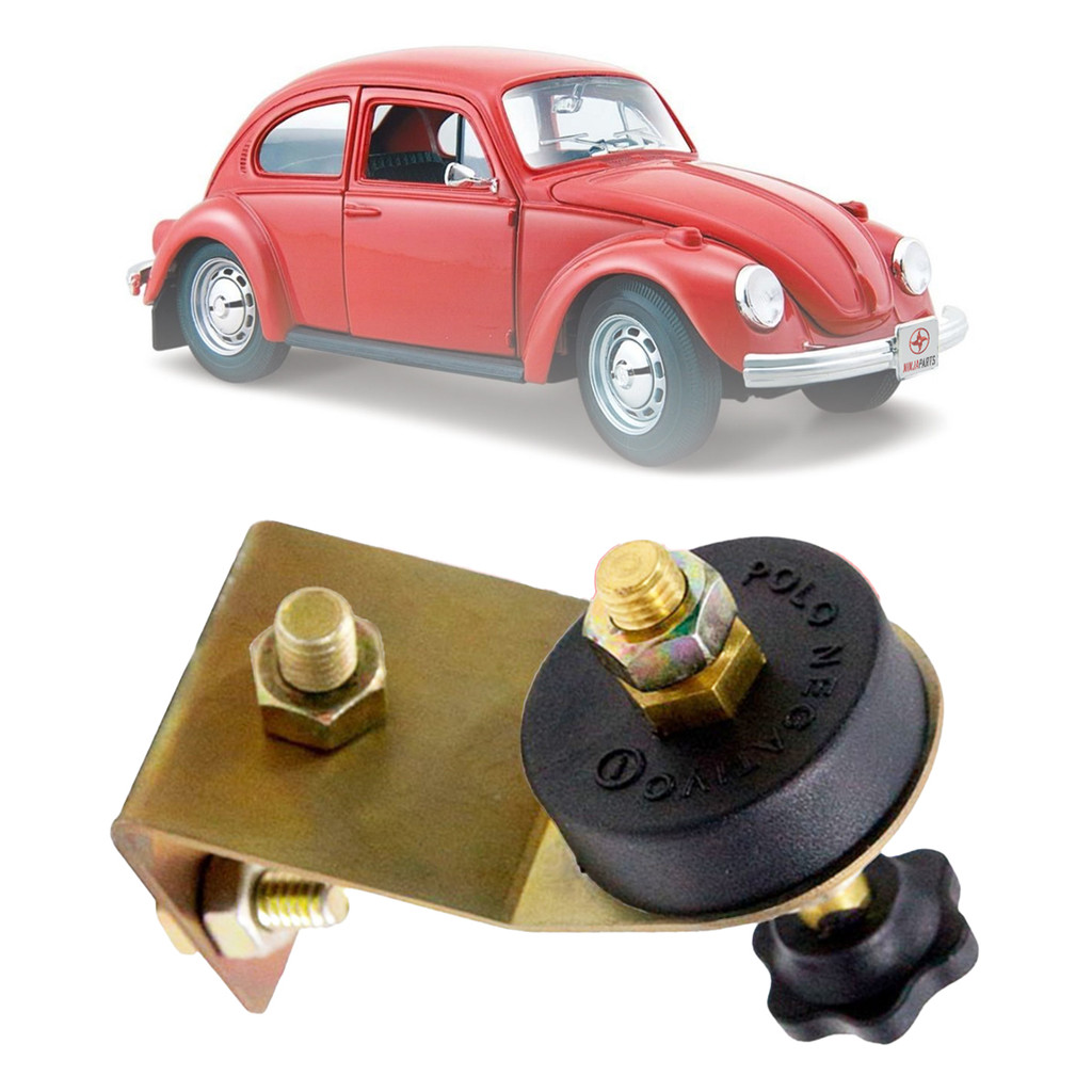 Chave Geral De Bateria Volkswagen Fusca Brasilia Kombi Buggy Universal Anti-Furto Com Suporte