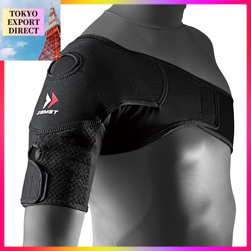 ZAMST Adjustable Shoulder Support Wrap for Tennis and Baseball - Black (Multiple Sizes)[DIRECT FROM JAPAN]
