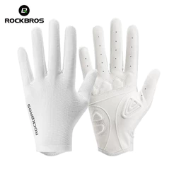 ROCKBROS Luvas De Ciclismo De Dedo Longo Rockbros Acessórios Sem Emenda Do Tela Táctil Projeto Da Absorção De Choque Re