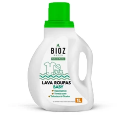 Lava Roupas de Bebê Natural 1L - Bioz Green
