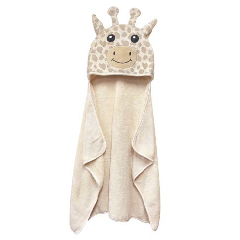 Toalha de Banho com Capuz Comfort Power Sec Girafa - Laço Bebê