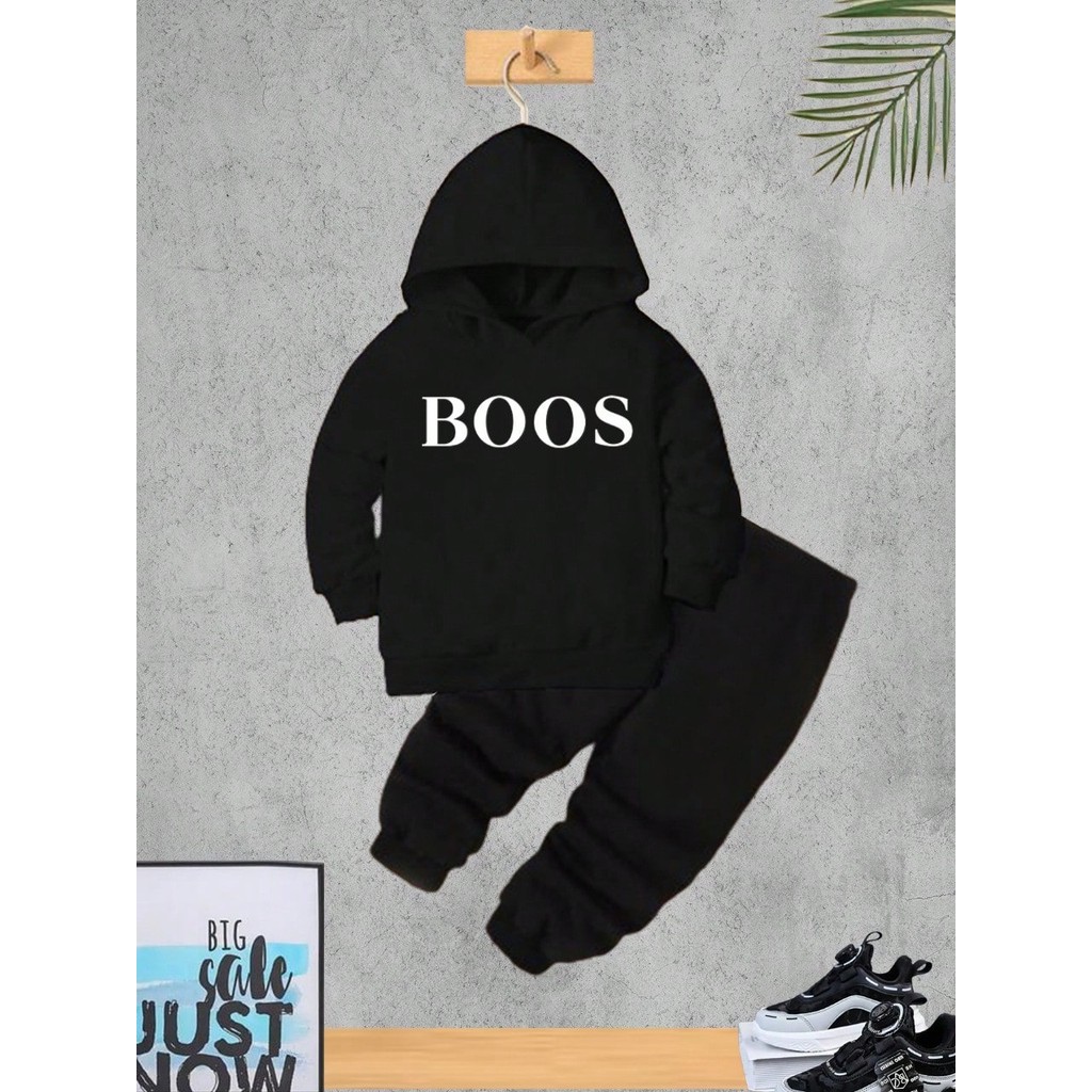 Conjunto Moletom Canguru Menino Infantil Blusa e Calça Kids Flanelado Masculino Criança Inverno