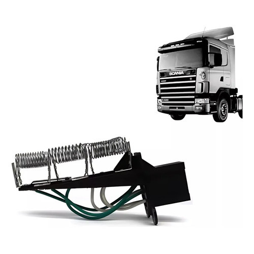Resistencia Do Eletroventilador Scania S4 24v 6 Vias