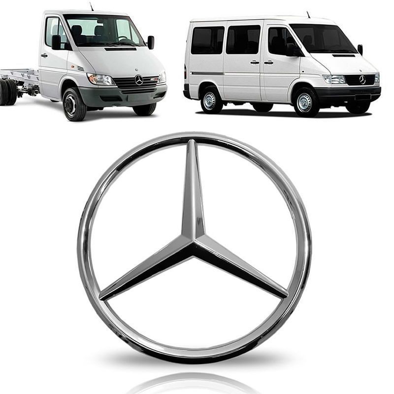 EMBLEMA ESTRELA DA GRADE MERCEDES BENZ SPRINTER 310 311 312 1997 A 2008