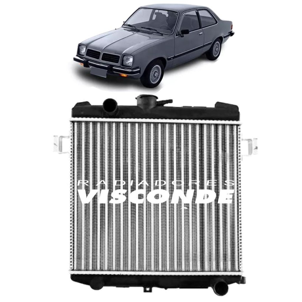 Radiador Visconde Gm Chevette 1.4 1.6 1974 1976 1978 1980 1982 em Oferta na Shopee