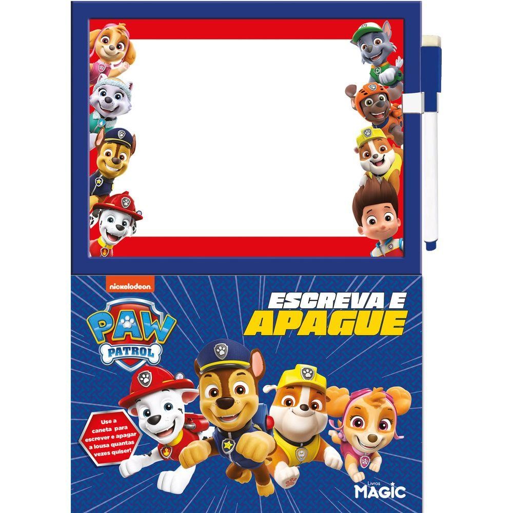 Livro Patrulha Canina Escreva e Apague - Ciranda Cultural em Oferta na Shopee