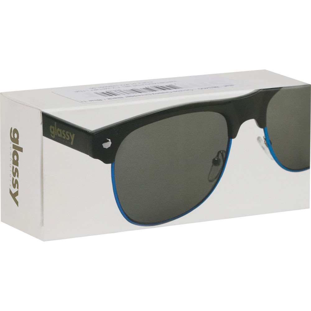 Óculos de Sol Glassy Shredder  Black Blue Trim - Sports & Outdoors