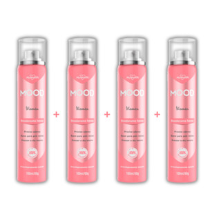 Kit C/ 4 Desodorante Íntimo Bem Estar Aroma Encantador Spray de Bolsa 100ml - Mood em Oferta na Shopee
