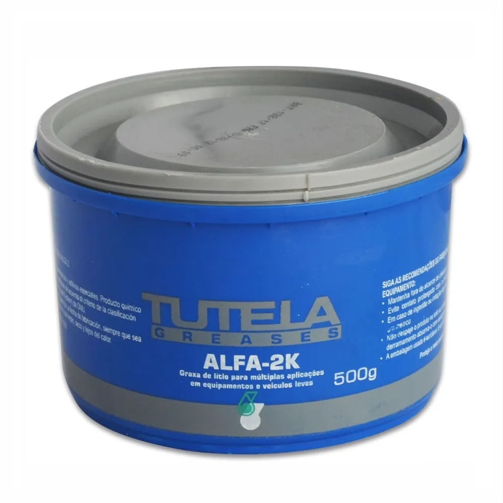 Graxa de Lítio Tutela Greases Alfa-2K 500g Múltiplas Aplicações ALFA2K Petronas em Oferta na Shopee