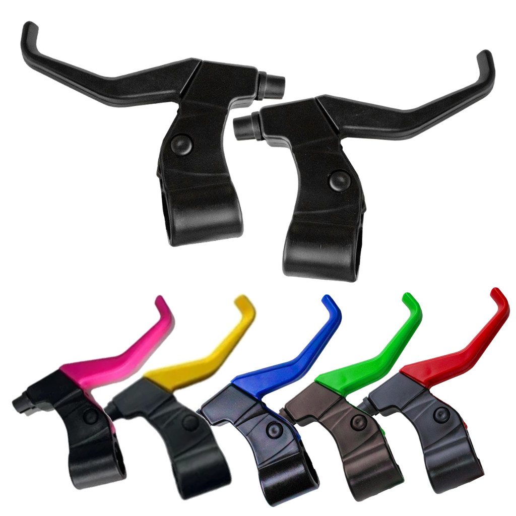 Manete Macaneta Freio Nylon Plástico Bicicleta 2 Dedos Bike em Oferta na Shopee